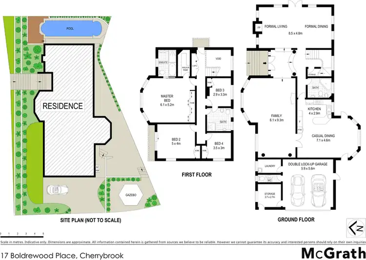 Floorplan of Homely house listing, 17 Boldrewood Place, Cherrybrook NSW 2126