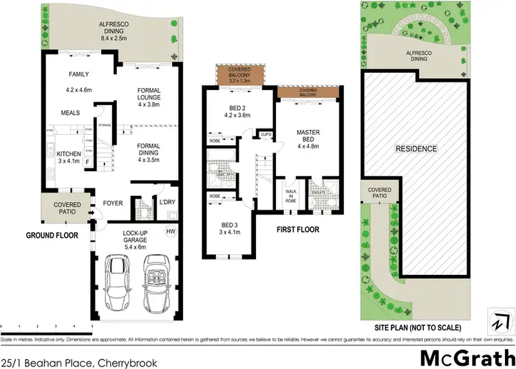Floorplan of Homely townhouse listing, 25/1 Beahan Place, Cherrybrook NSW 2126
