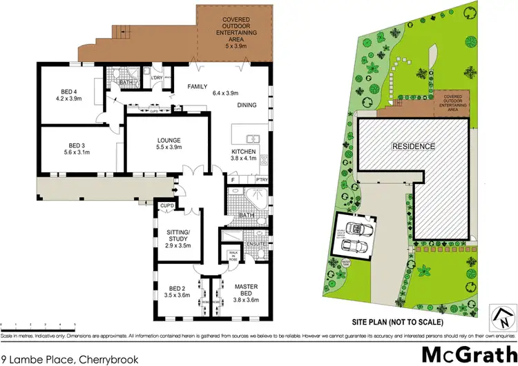 Floorplan of Homely house listing, 9 Lambe Place, Cherrybrook NSW 2126