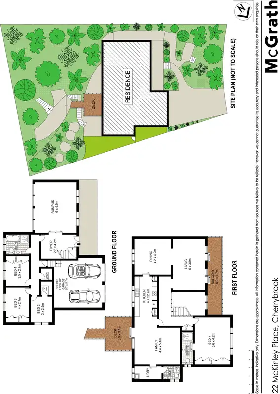 Floorplan of Homely house listing, 22 McKinley Place, Cherrybrook NSW 2126