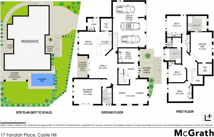 Floorplan of Homely house listing, 17 Yandiah Place, Castle Hill NSW 2154