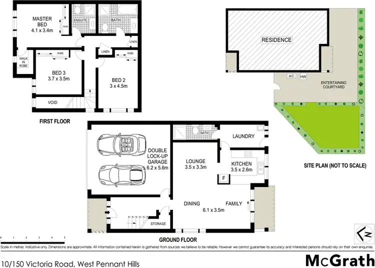 Floorplan of Homely townhouse listing, 10/150 Victoria Road, West Pennant Hills NSW 2125