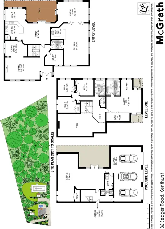 Floorplan of Homely house listing, 36 Sedger Road, Kenthurst NSW 2156