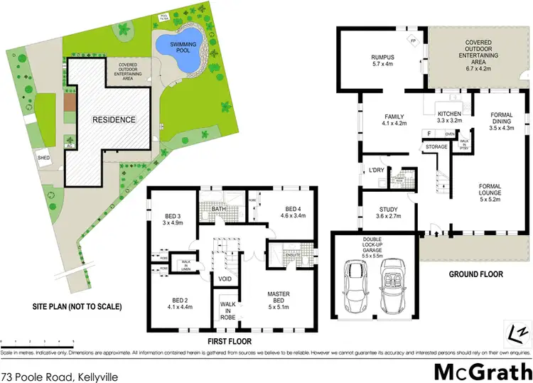 Floorplan of Homely house listing, 73 Poole Road, Kellyville NSW 2155