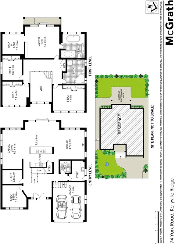 Floorplan of Homely house listing, 74 York Road, Kellyville NSW 2155