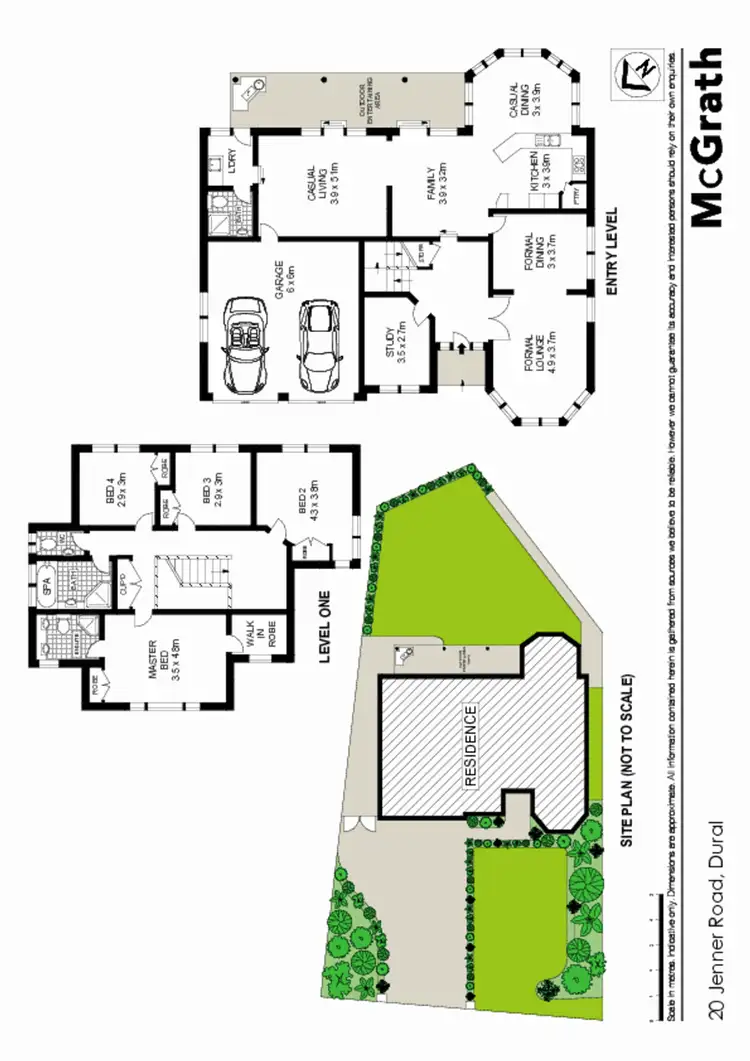 Floorplan of Homely house listing, 20 Jenner Road, Dural NSW 2158