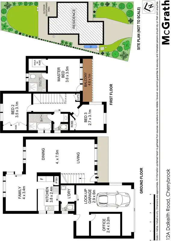 Floorplan of Homely house listing, 12A Dalkeith Road, Cherrybrook NSW 2126