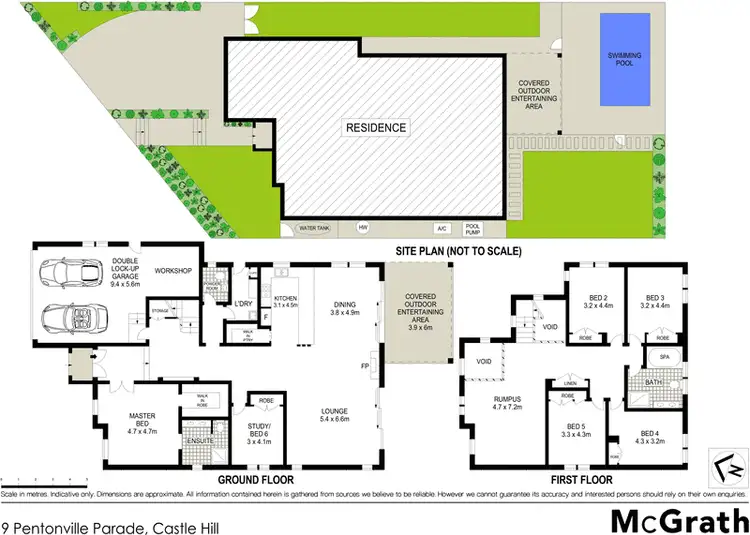 Floorplan of Homely house listing, 9 Pentonville Parade, Castle Hill NSW 2154
