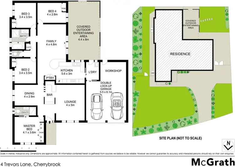 Floorplan of Homely house listing, 4 Trevors Lane, Cherrybrook NSW 2126