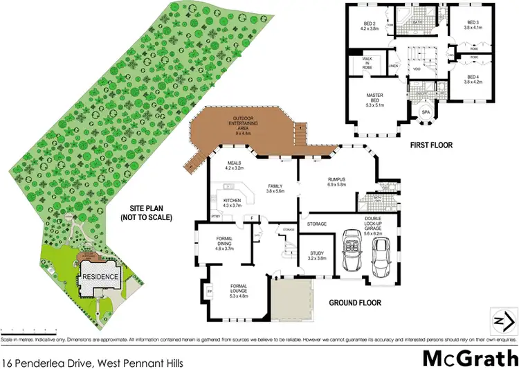 Floorplan of Homely house listing, 16 Penderlea Drive, West Pennant Hills NSW 2125