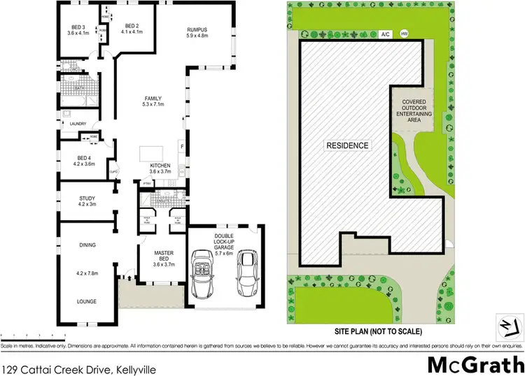 Floorplan of Homely house listing, 129 Cattai Creek Drive, Kellyville NSW 2155