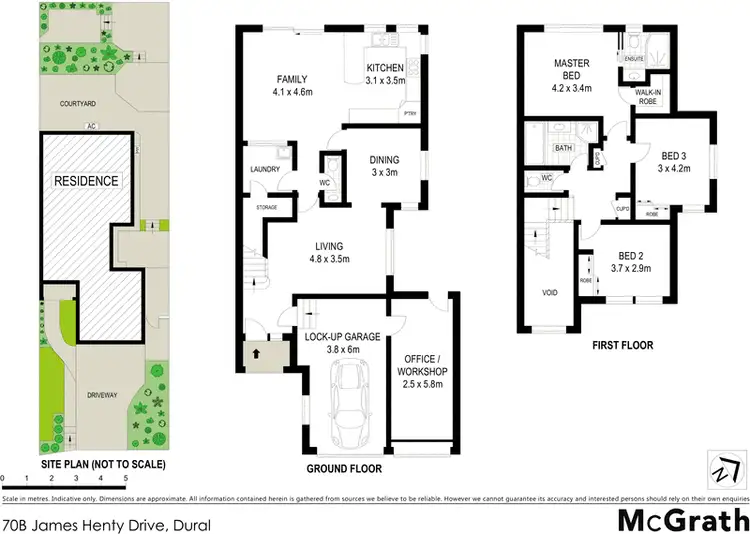 Floorplan of Homely house listing, 70B James Henty Drive, Dural NSW 2158