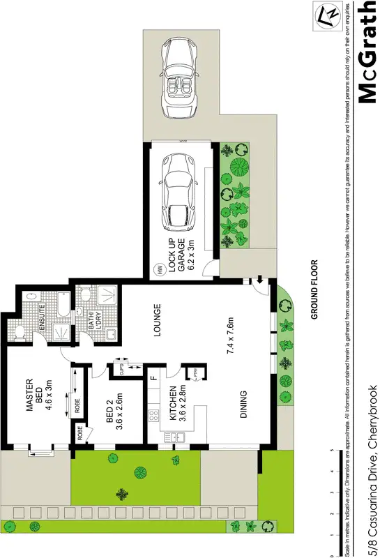 Floorplan of Homely villa listing, 5/8 Casuarina Drive, Cherrybrook NSW 2126
