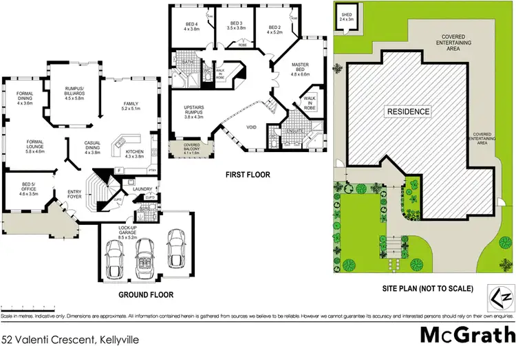 Floorplan of Homely house listing, 52 Valenti Crescent, Kellyville NSW 2155
