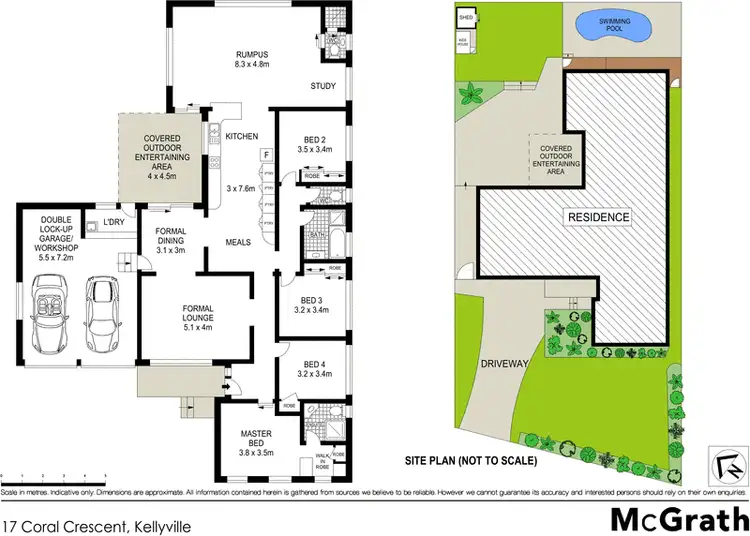Floorplan of Homely house listing, 17 Coral Crescent, Kellyville NSW 2155