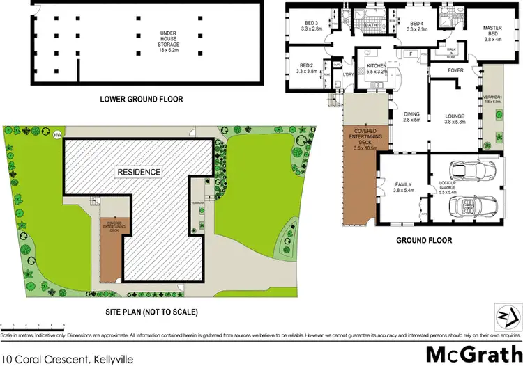 Floorplan of Homely house listing, 10 Coral Crescent, Kellyville NSW 2155