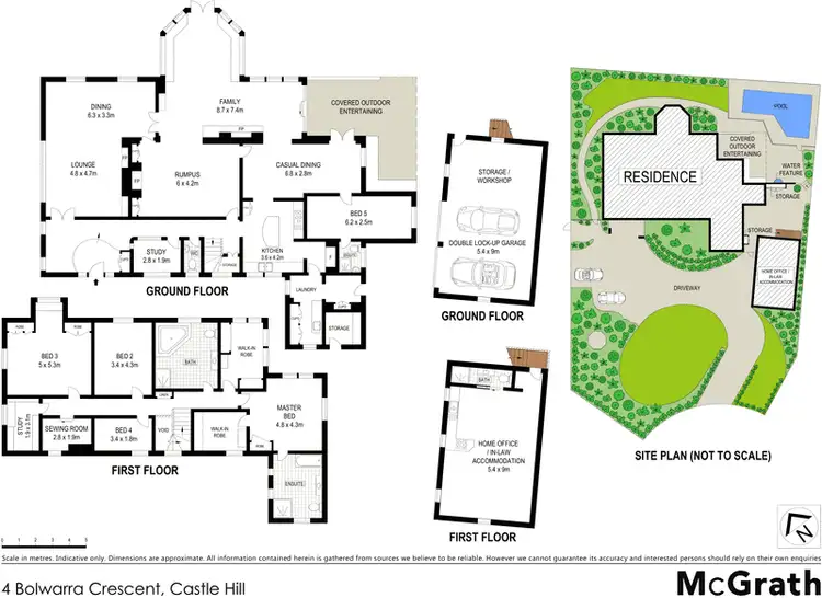 Floorplan of Homely house listing, 4 Bolwarra Crescent, Castle Hill NSW 2154