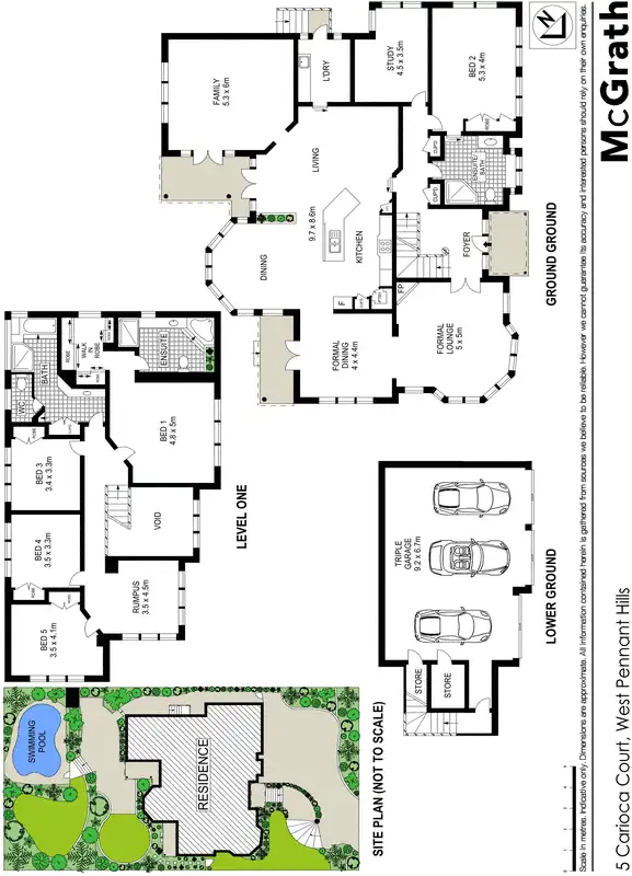 Floorplan of Homely house listing, 5 Carioca Court, West Pennant Hills NSW 2125
