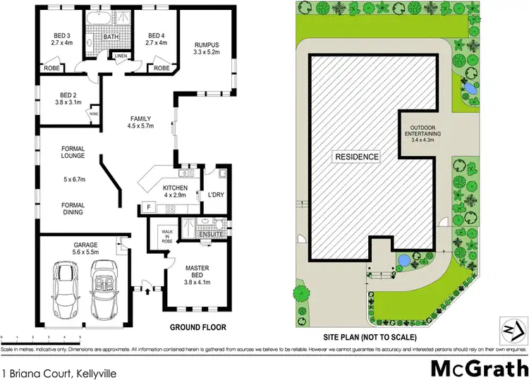 Floorplan of Homely house listing, 1 Briana Court, Kellyville NSW 2155