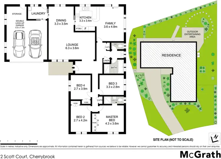 Floorplan of Homely house listing, 2 Scott Court, Cherrybrook NSW 2126