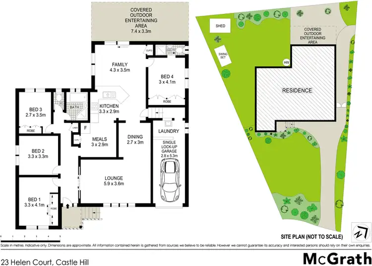 Floorplan of Homely house listing, 23 Helen Court, Castle Hill NSW 2154
