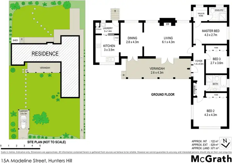 Floorplan of Homely apartment listing, 15A Madeline Street, Hunters Hill NSW 2110