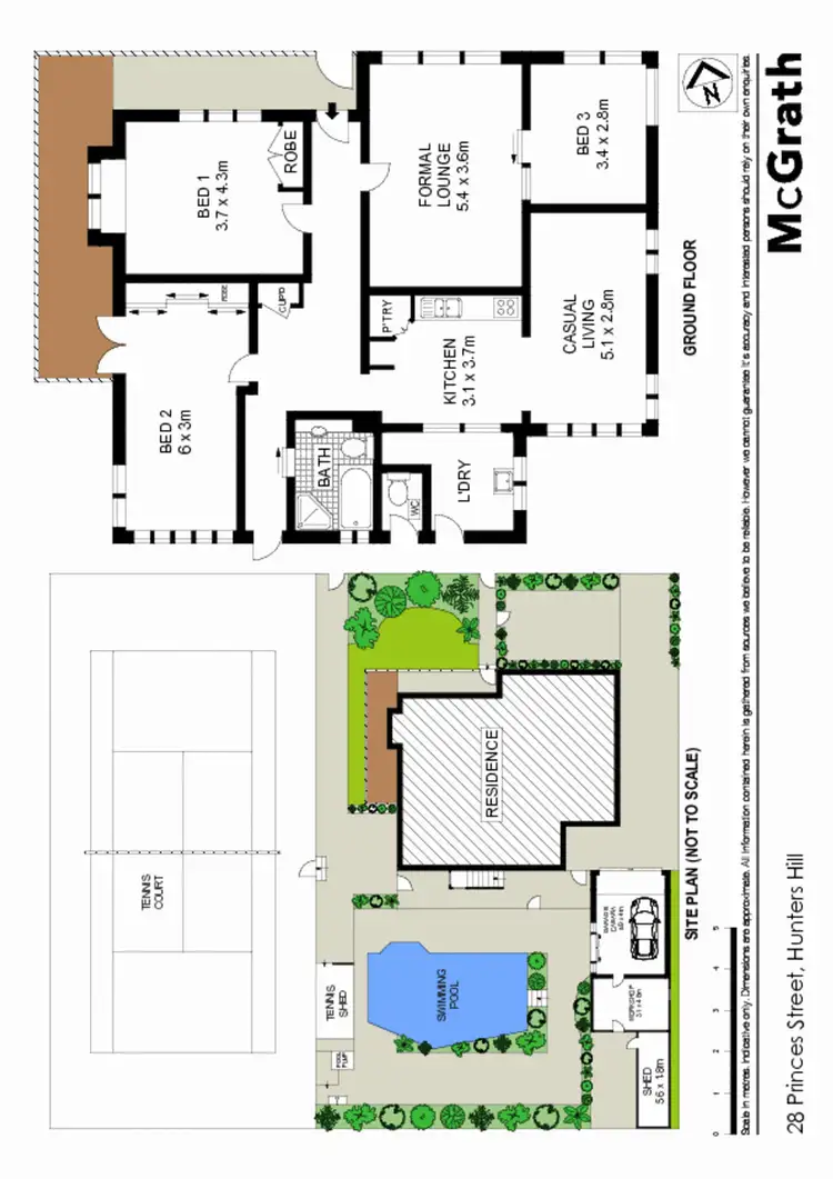 Floorplan of Homely house listing, 28 Princes Street, Hunters Hill NSW 2110