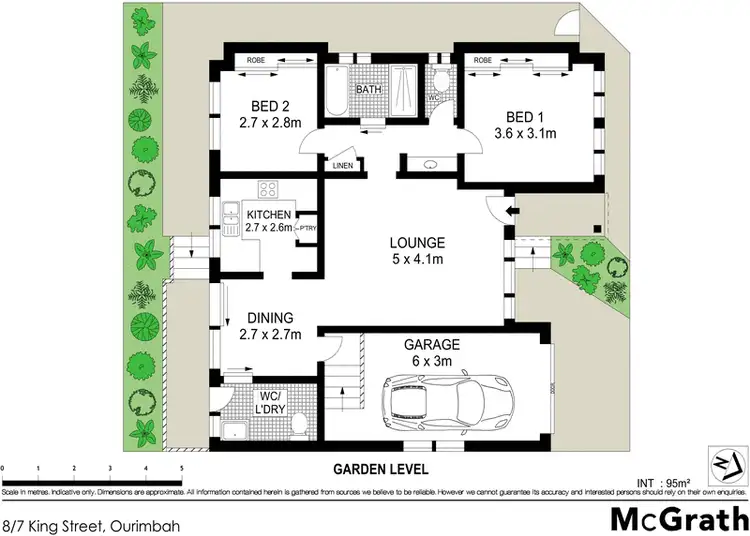 Floorplan of Homely villa listing, 8/7 King Street, Ourimbah NSW 2258