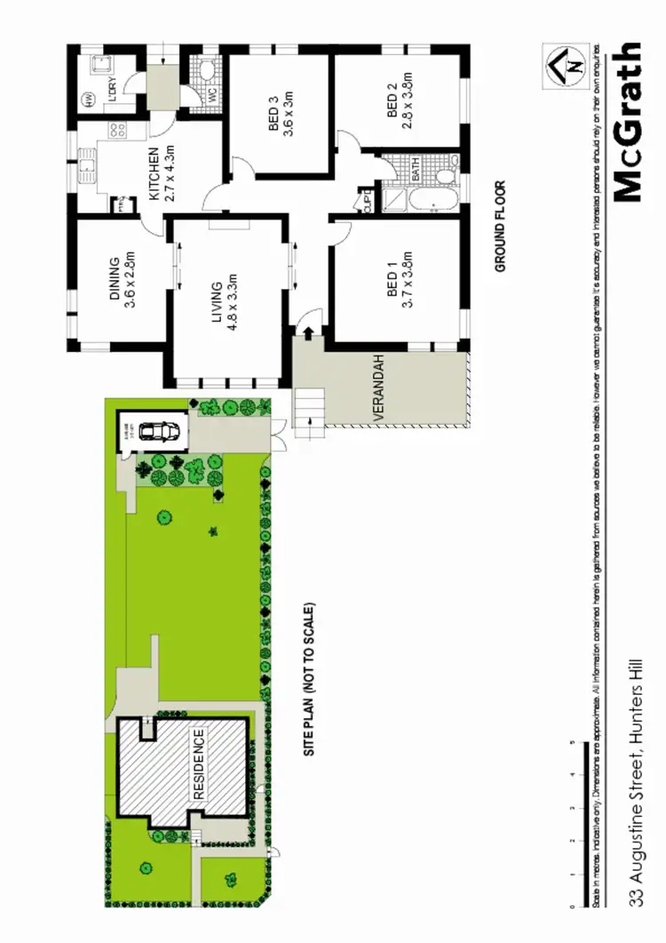 Floorplan of Homely house listing, 33 Augustine Street, Hunters Hill NSW 2110