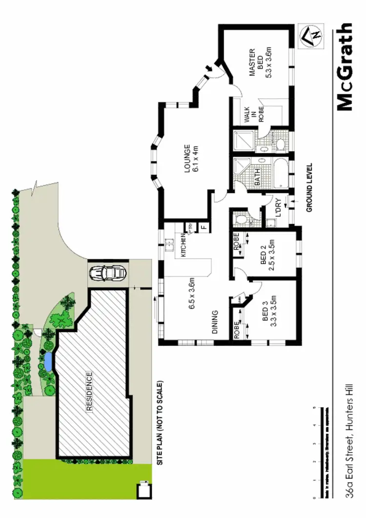 Floorplan of Homely house listing, 36A Earl Street, Hunters Hill NSW 2110