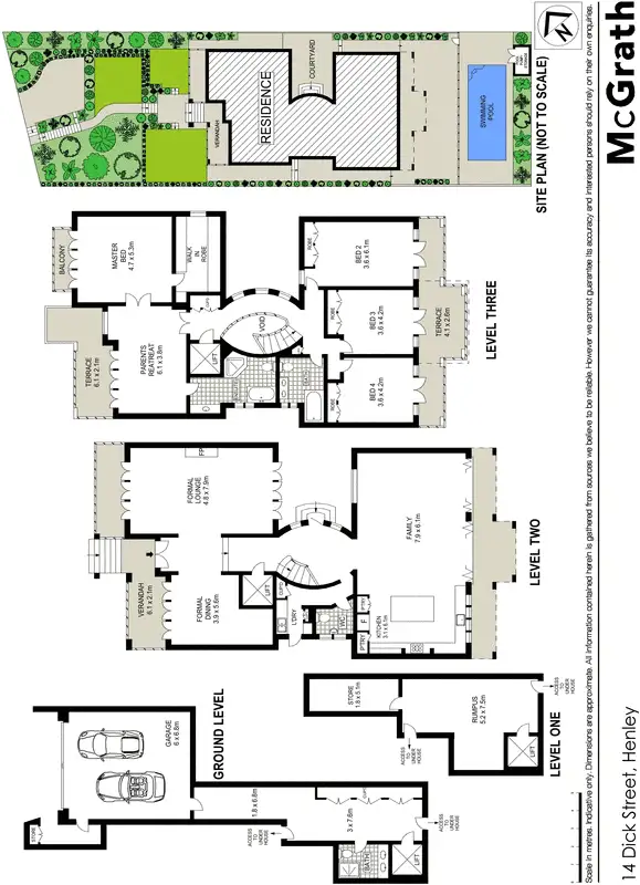 Floorplan of Homely house listing, 14 Dick Street, Henley NSW 2111