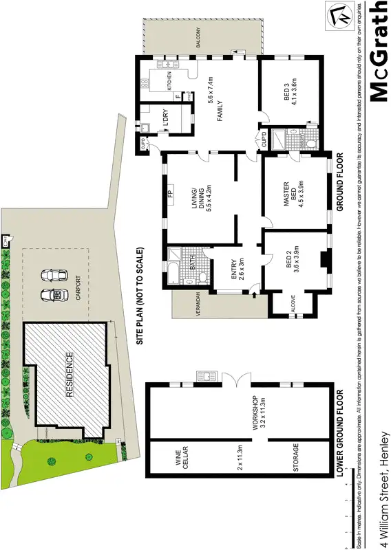 Floorplan of Homely house listing, 4 William Street, Henley NSW 2111