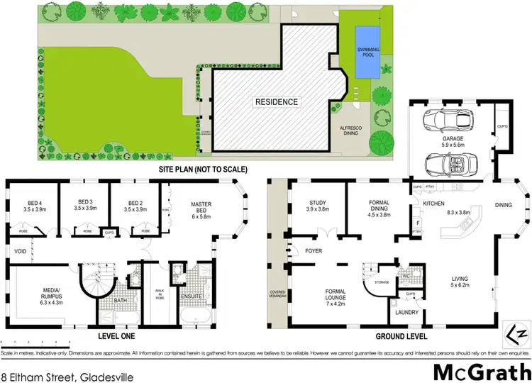 Floorplan of Homely house listing, 8 Eltham Street, Gladesville NSW 2111