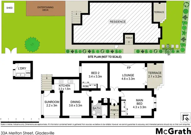 Floorplan of Homely house listing, 33A Meriton Street, Gladesville NSW 2111