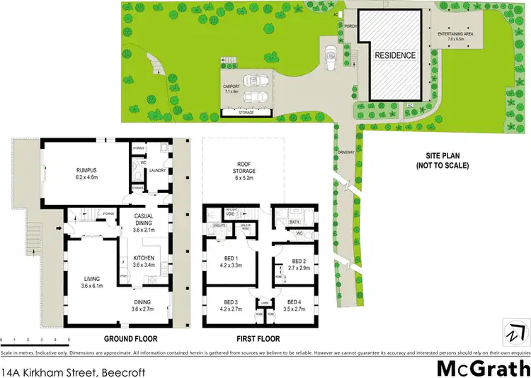 Floorplan of Homely house listing, 14A Kirkham Street, Beecroft NSW 2119