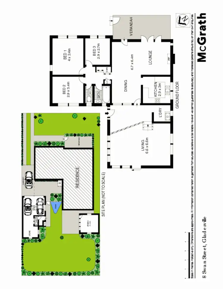 Floorplan of Homely house listing, 8 Swan Street, Gladesville NSW 2111