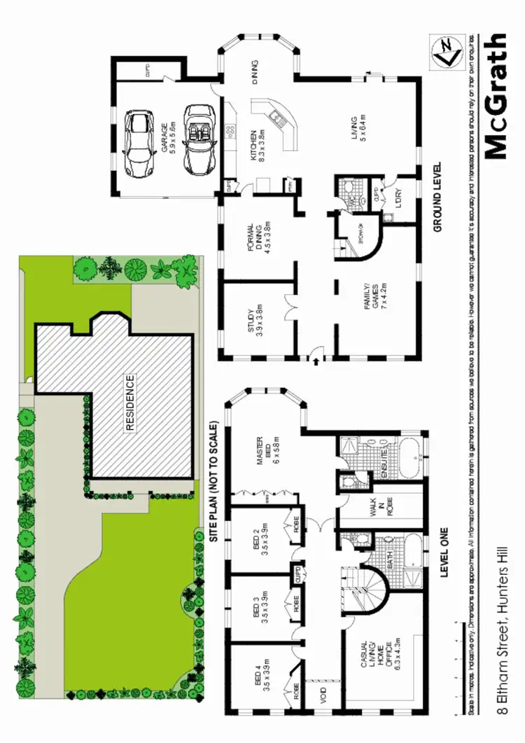 Floorplan of Homely house listing, 8 Eltham Street, Gladesville NSW 2111