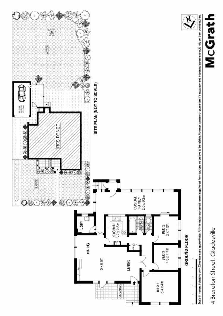 Floorplan of Homely house listing, 4 Brereton Street, Gladesville NSW 2111