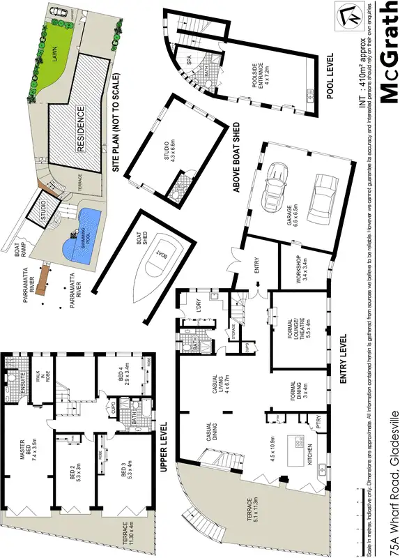 Floorplan of Homely house listing, 75A Wharf Road, Gladesville NSW 2111