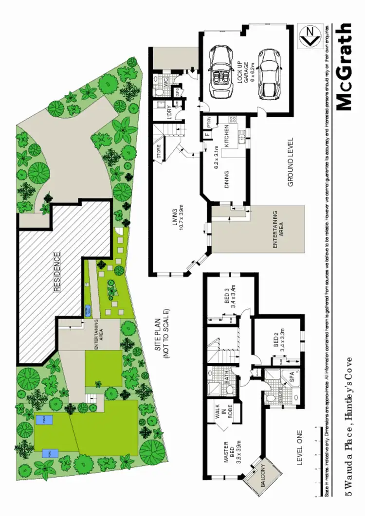 Floorplan of Homely house listing, 5 Waruda Place, Huntleys Cove NSW 2111