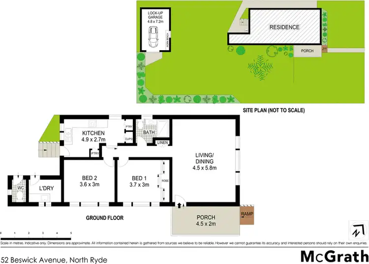 Floorplan of Homely house listing, 52 Beswick Avenue, North Ryde NSW 2113