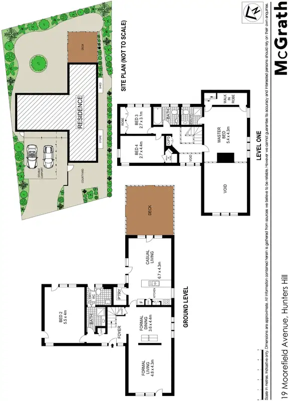 Floorplan of Homely house listing, 19 Moorefield Avenue, Hunters Hill NSW 2110