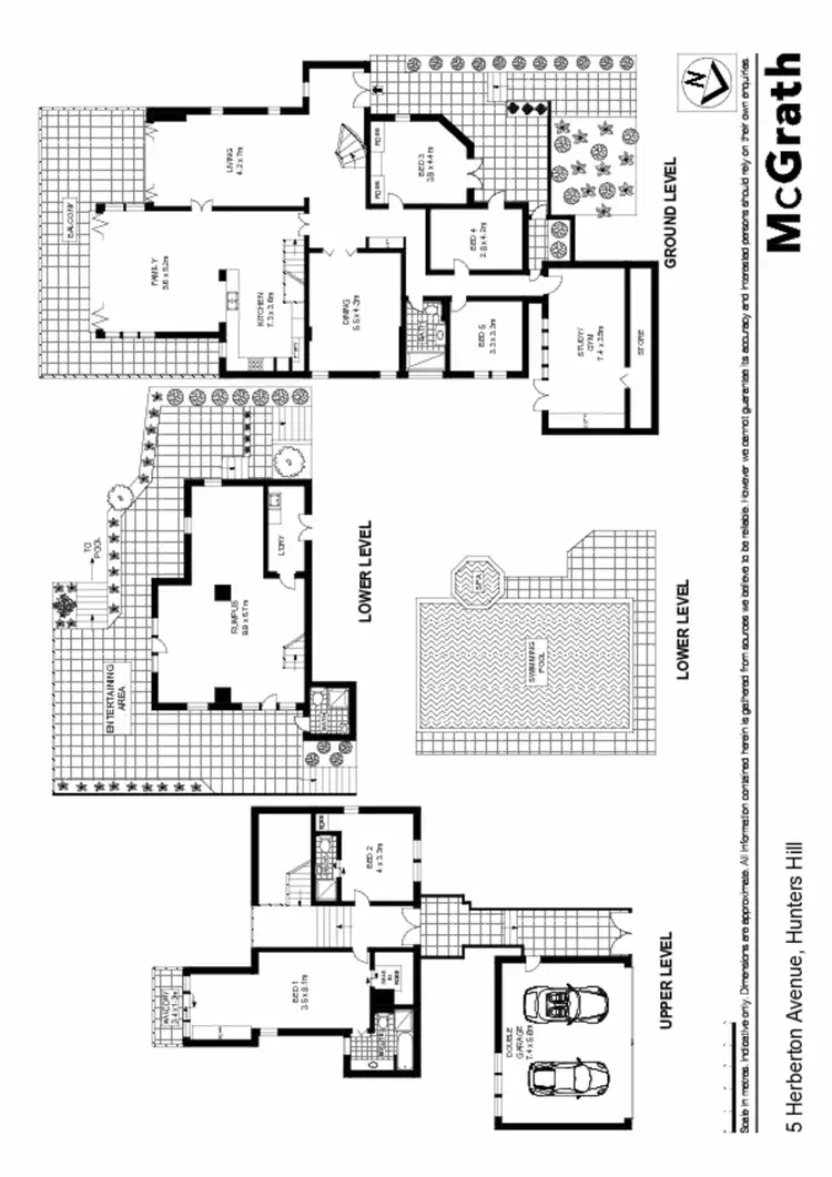 Floorplan of Homely house listing, 5 Herberton Avenue, Hunters Hill NSW 2110