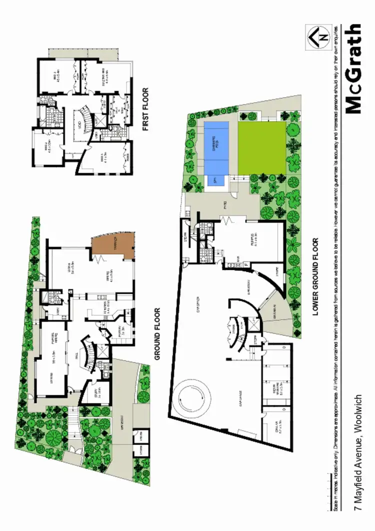 Floorplan of Homely house listing, 7 Mayfield Avenue, Hunters Hill NSW 2110