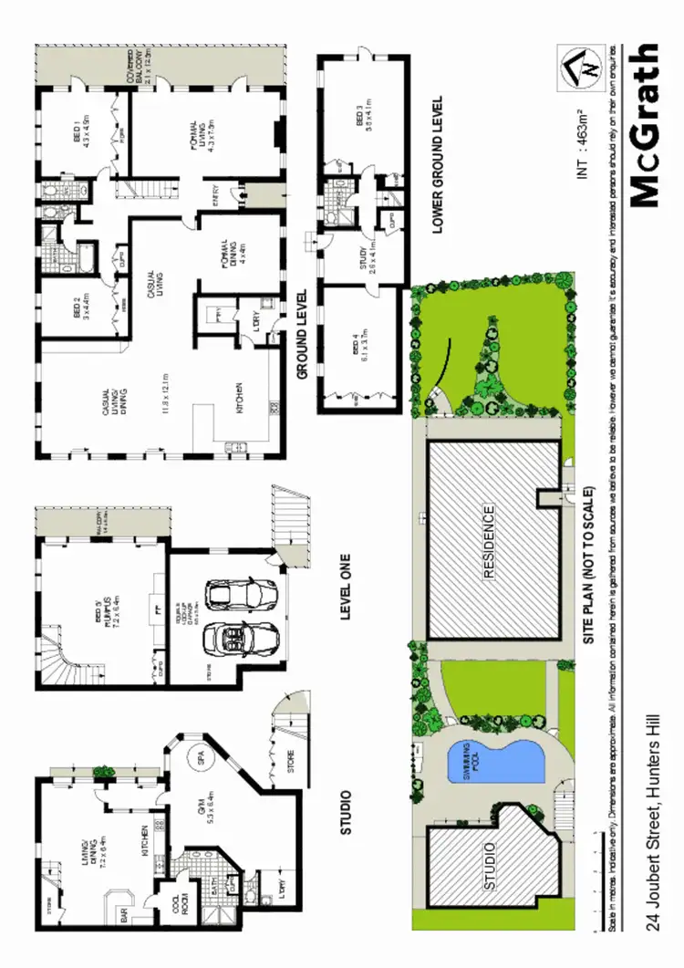 Floorplan of Homely house listing, 24 Joubert Street, Hunters Hill NSW 2110
