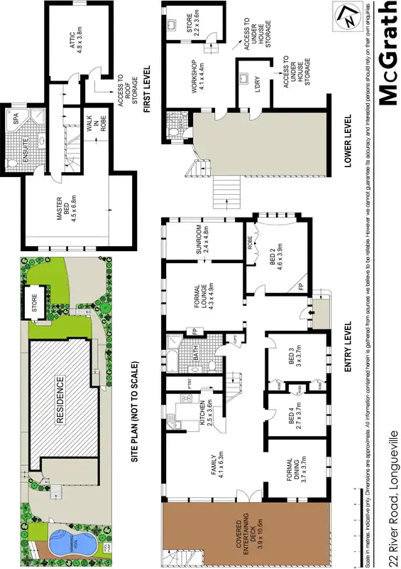 Floorplan of Homely house listing, 22 River Road West, Longueville NSW 2066