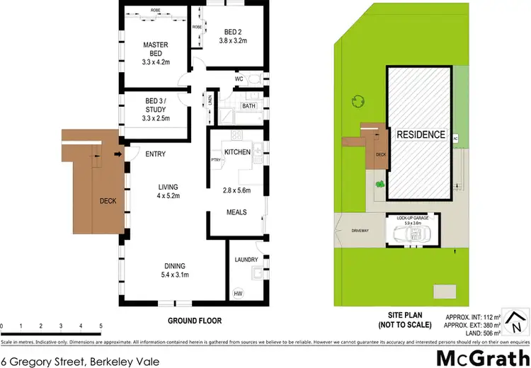 Floorplan of Homely house listing, 6 Gregory Street, Berkeley Vale NSW 2261