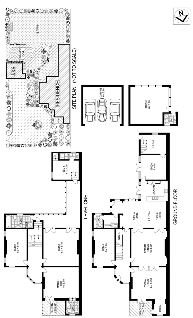 Floorplan of Homely house listing, 9 Woolwich Road, Hunters Hill NSW 2110