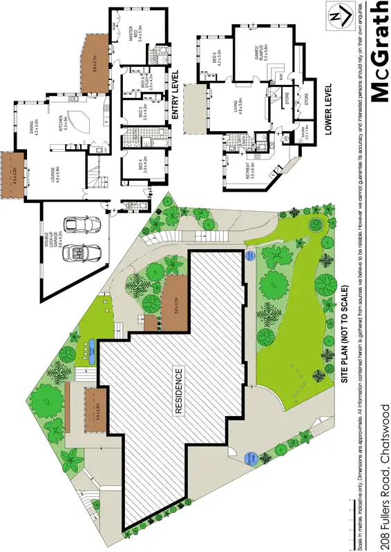 Floorplan of Homely house listing, 208 Fullers Road, Chatswood NSW 2067