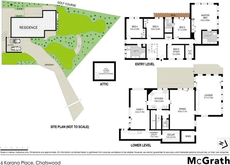 Floorplan of Homely house listing, 6 Karana Place, Chatswood NSW 2067